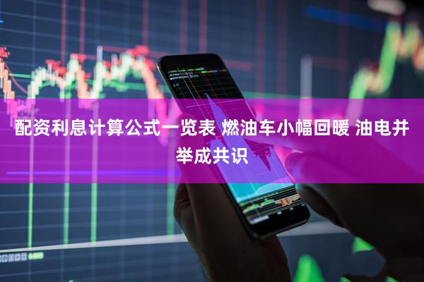配资利息计算公式一览表 燃油车小幅回暖 油电并举成共识